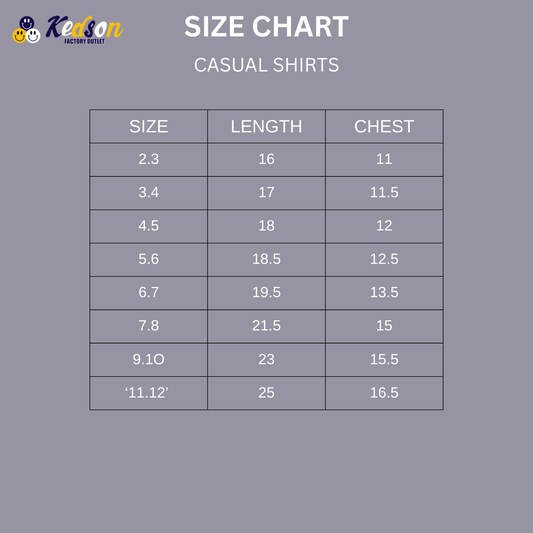 casual shirt weight
