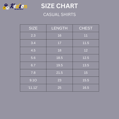 casual shirt weight