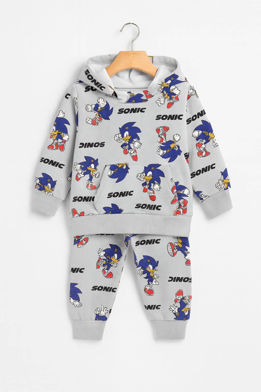 KIDS SONIC PRINTES HOODIE TRACKSUIT