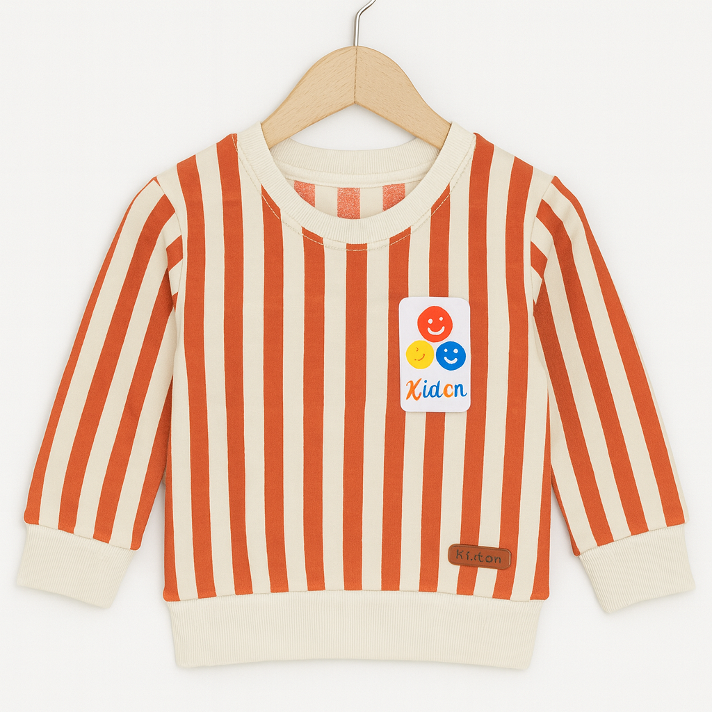 HAPPY STRIPES SWEATSHIRT