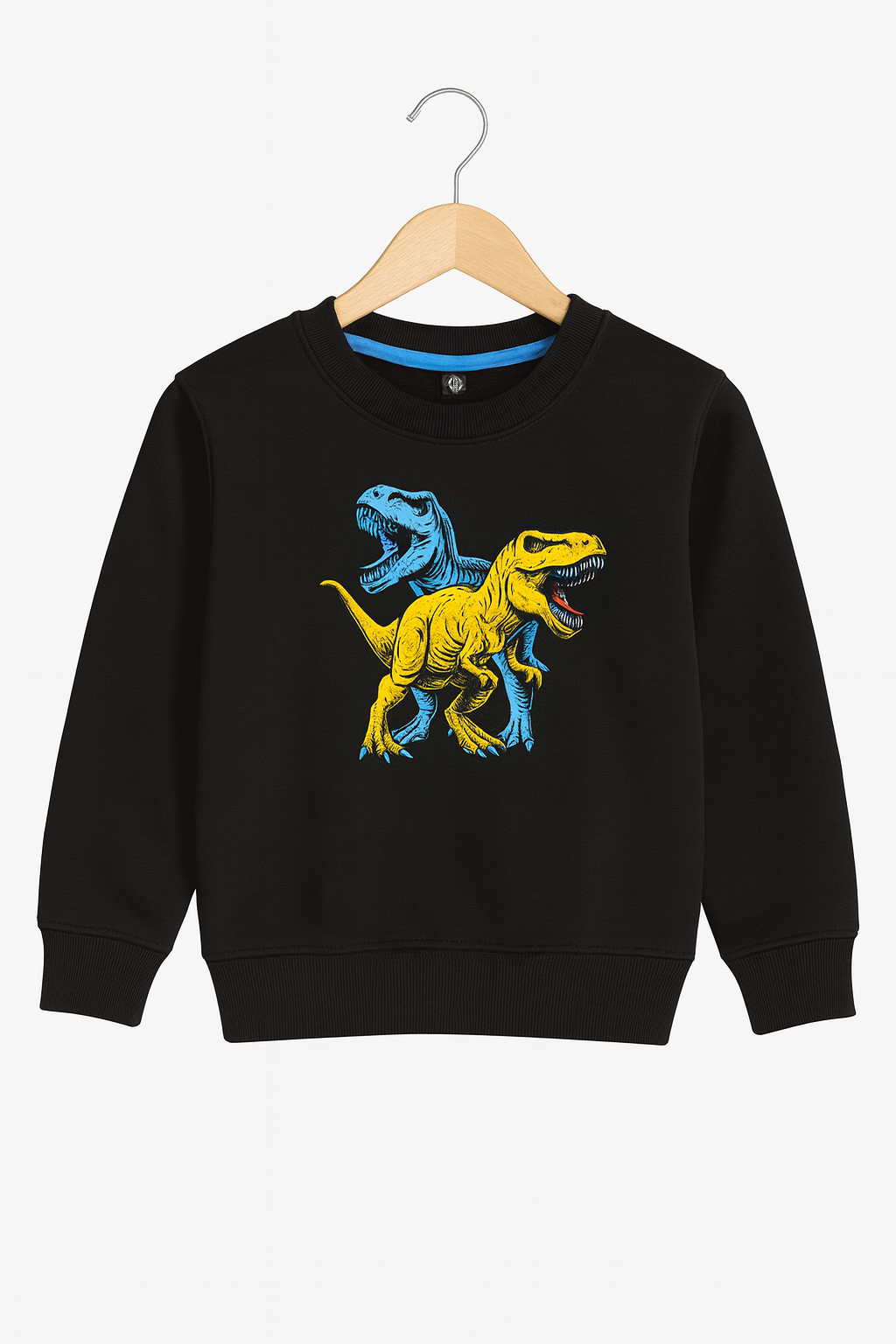 Dino Duo Roaring Sweatshirt – Black