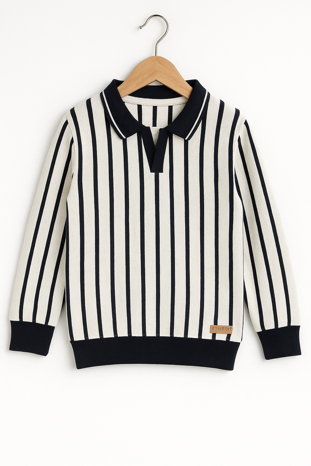 LONG-SLEEVE KNITTED SWEATER