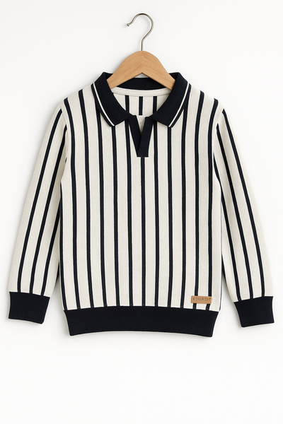 LONG-SLEEVE KNITTED SWEATER