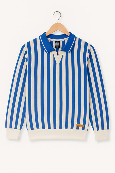 MODERN SAILOR KNIT POLO FOR KIDS