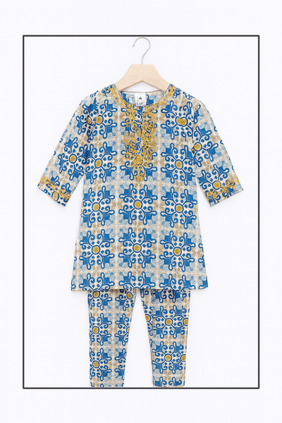 Royal Bloom Kurta Set