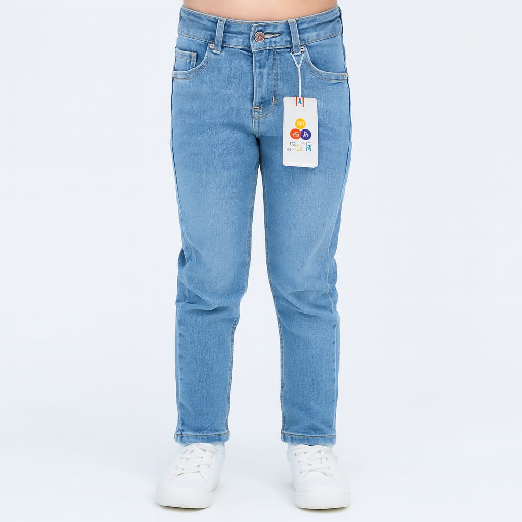 Regular Fit Denim Jeans – Light Blue Wash