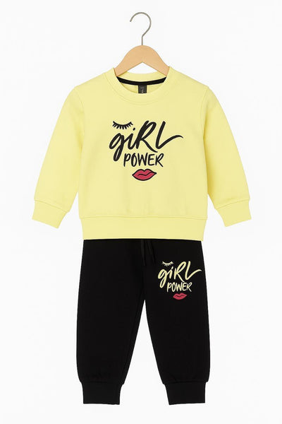 GIRLS POWER YELLOW BLACK OUTFIT